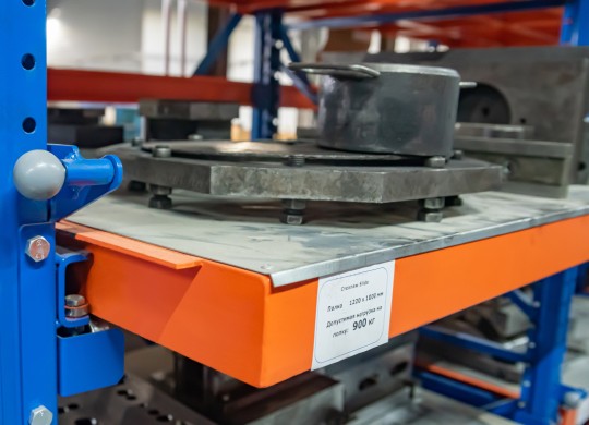 Высокая нагрузка на одну полку - до 1000 кг.