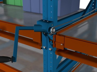 Механический привод со съёмной рукояткой